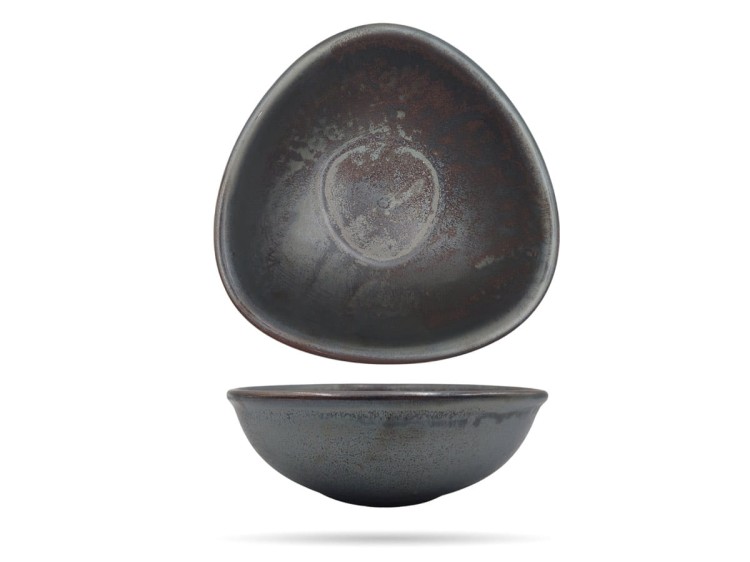 Salaterka musli 16 cm Delta Hematyt KERA CERAMIKA