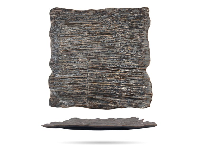 Półmisek Sushi 30 cm Moku Hematyt KERA CERAMIKA