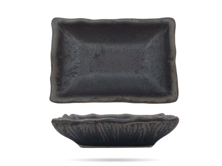Naczynie na dipy 9x6 cm Moku Hematyt KERA CERAMIKA