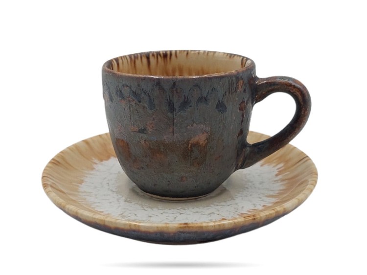 Filiżanka espresso 100 ml Dolomit filiżanka ze spodkiem KERA CERAMIKA