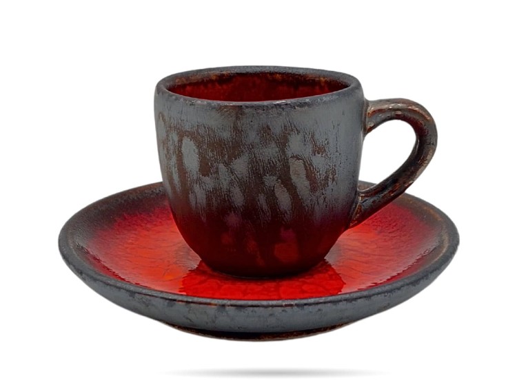 Filiżanka espresso 100 ml Rubin filiżanka ze spodkiem  KERA CERAMIKA