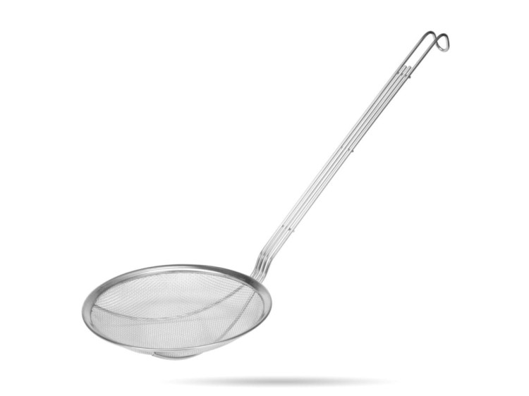 Łyżka cedzakowa nierdzewna 22 cm stal YATO