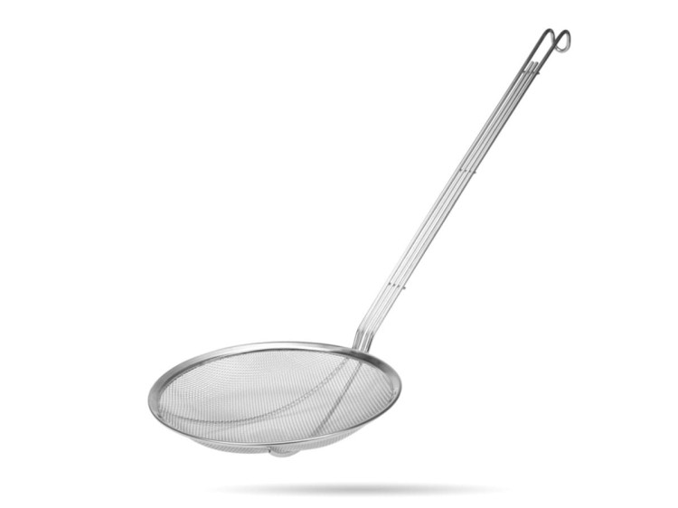 Łyżka cedzakowa nierdzewna 26 cm stal YATO