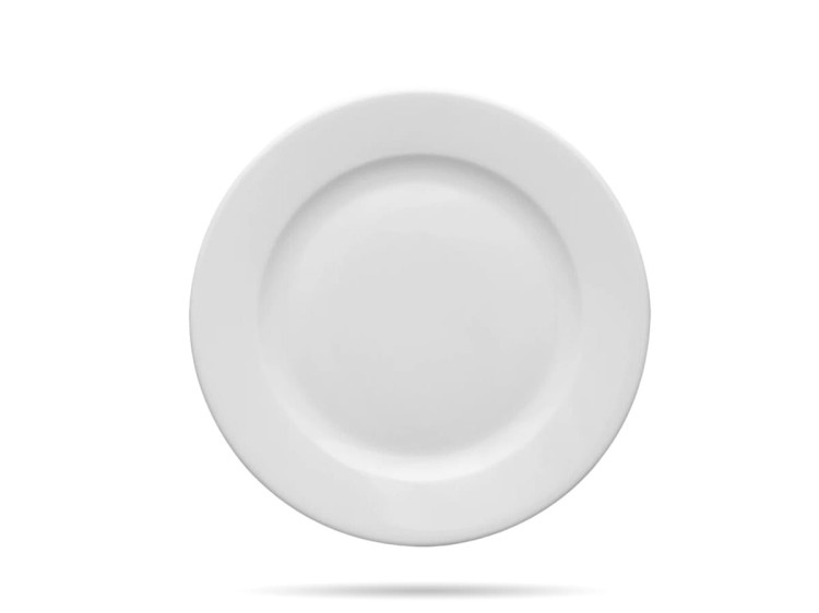 Talerz deserowy 15 cm biała porcelana Kaszub Hel LUBIANA