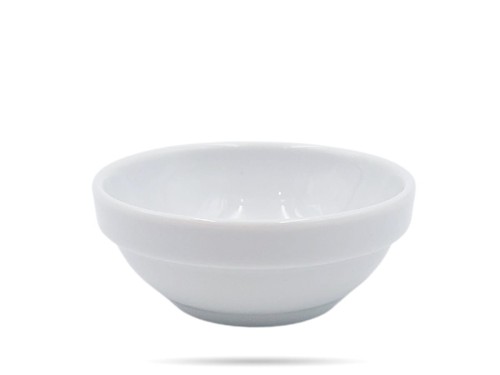 Naczynie na dipy sosy, sztaplowana czarka 75 ml porcelana Wersal LUBIANA