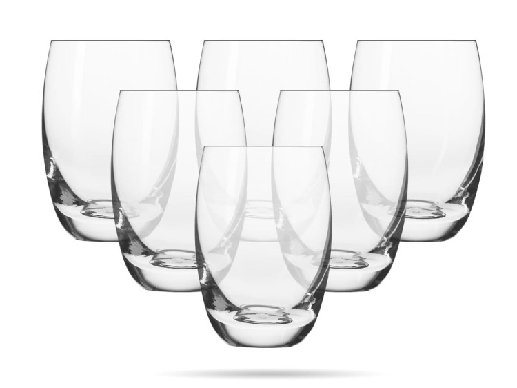 Szklanki do napojów Elite 360 ml szklanki wysokie zestaw 6 szt KROSNO