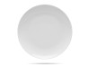 Talerz obiadowy płytki 27 cm biała porcelana Boss LUBIANA