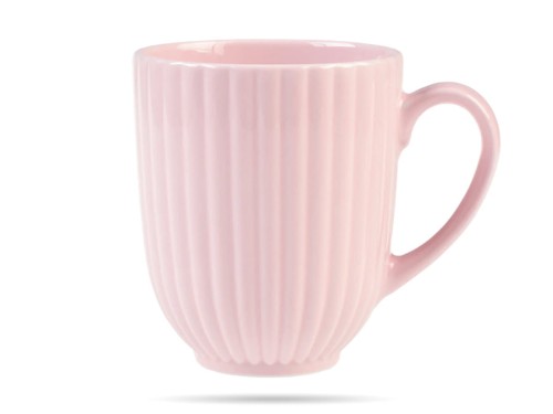 Kubek Daisy różowy 350 ml porcelana LUBIANA