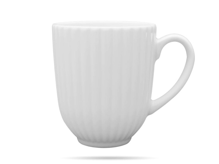 Biały kubek Daisy 350 ml porcelana LUBIANA