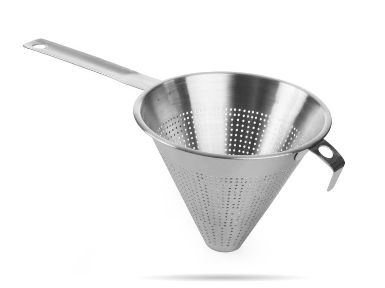 Chińskie sito stożkowe 18 x 38 cm stal nierdzewna HENDI