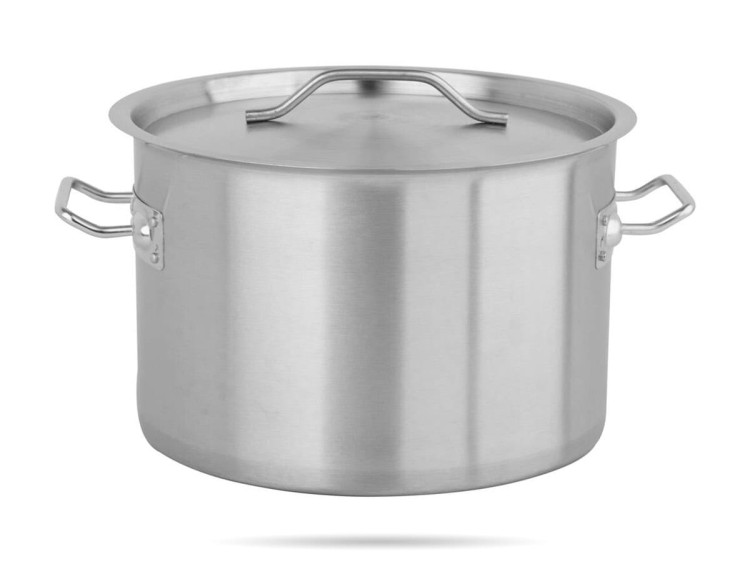 Garnek gastronomiczny z pokrywą 17 L średni 32 x 22 cm stal YATO GASTRO