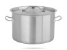 Garnek gastronomiczny z pokrywą 17 L średni 32 x 22 cm stal YATO GASTRO