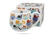 Kubek baryłka Koci świat koty w filiżankach 430 ml porcelana na prezent DUO