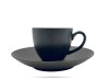 Filiżanka ze spodkiem 80 ml Terrea Black Alumina PORCELANA BOGUCICE
