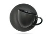 Filiżanka ze spodkiem 200 ml Terrea Black Alumina PORCELANA BOGUCICE