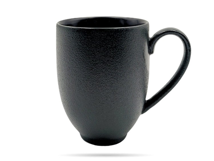 Kubek do kawy herbaty 400 ml Terrea Black Alumina PORCELANA BOGUCICE