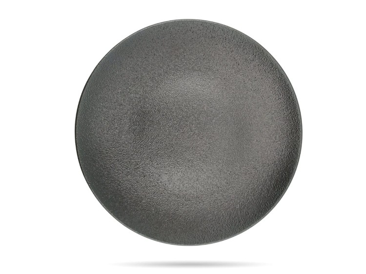 Talerz deserowy 21,5 cm Terrea Black Alumina PORCELANA BOGUCICE