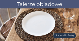 talerze obiadowe